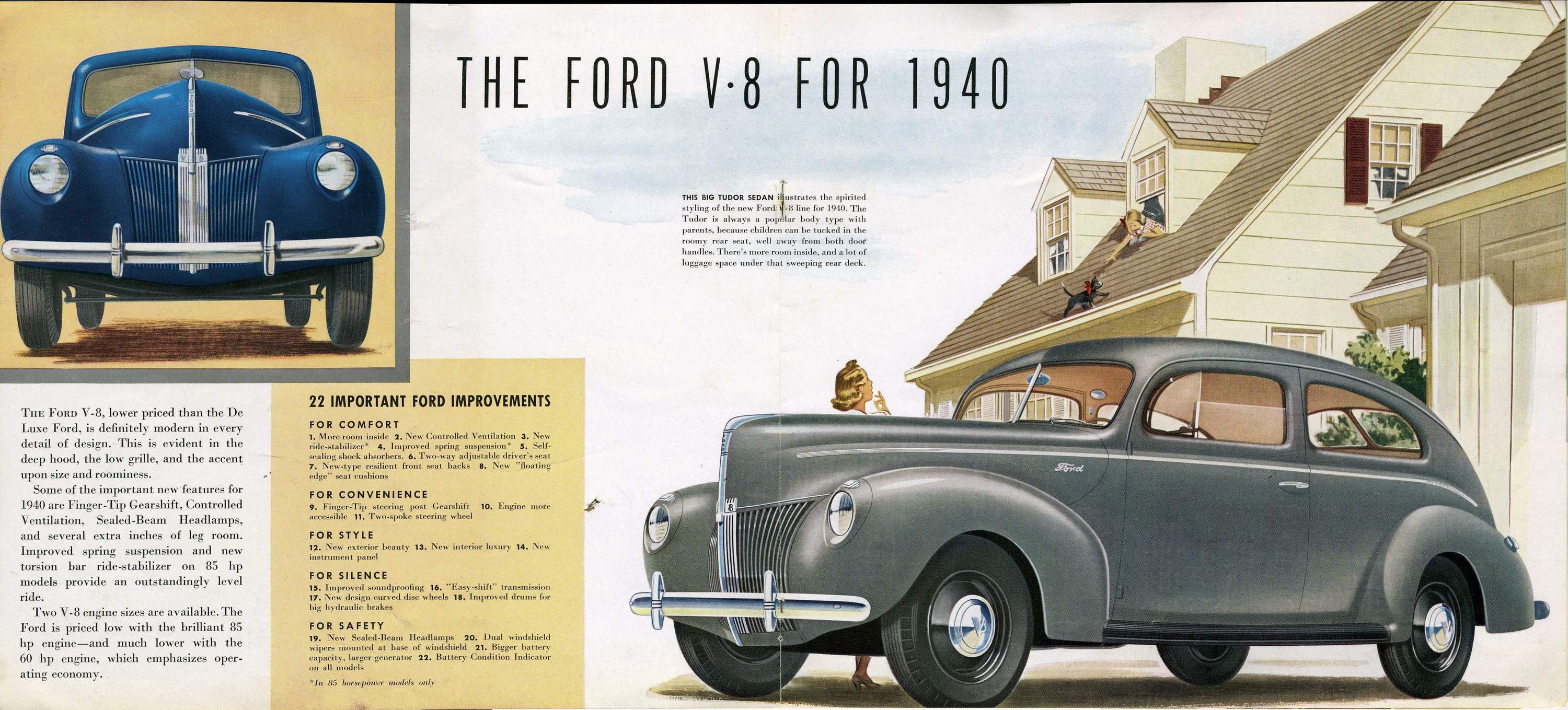 1940 Ford Brochure Page 1